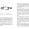 Two pages from "Vile: Peeking Under the Skin of Murderers" by Schiffer Publishing, Ltd. The left page introduces the chapter on Albert Fish with a quote; the right discusses his life and crimes as a notorious serial killer.