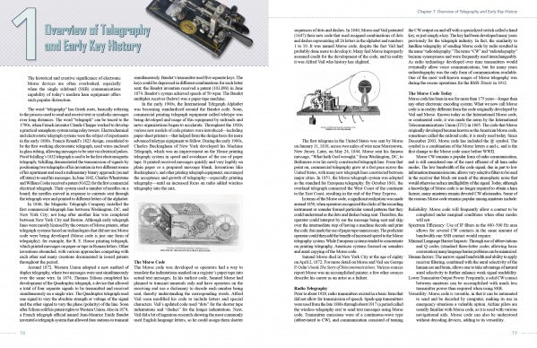 Compendium of Automatic Morse Code Overview