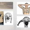 Ink ’N Guys by Schiffer Publishing, Ltd. showcases striking tattoo photography, celebrating the artistry of male tattoo models.