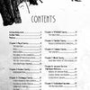 A table of contents page from Haunted Northwest Georgia by Schiffer Publishing, Ltd. features a snowy forest scene and lists chapters by county with story titles like The Narrows and Ghost at the Over the Line, plus numbered sections.