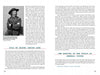 A two-page spread from "Spirits Speak of Conspiracies and Mysteries" by Schiffer Publishing, Ltd. features text and a black-and-white photo of General Custer in uniform, inviting readers to delve into the unsolved mysteries of his life and legacy.