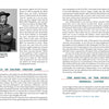 A two-page spread from "Spirits Speak of Conspiracies and Mysteries" by Schiffer Publishing, Ltd. features text and a black-and-white photo of General Custer in uniform, inviting readers to delve into the unsolved mysteries of his life and legacy.