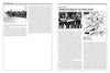 A spread from "The 8th Waffen-SS Cavalry Division Florian Geyer" (Schiffer Publishing, Ltd.) shows dense text with a marching soldiers photo on the left, and, on the right—titled “Employment in Poland”—troops carrying a boat and a military map.