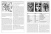 In "The 8th Waffen-SS Cavalry Division Florian Geyer" by Schiffer Publishing, Ltd., a two-page spread shows a map of Poland and text on the left, with photos of Waffen-SS officers, a rank chart, and descriptive text on the right.