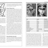 In "The 8th Waffen-SS Cavalry Division Florian Geyer" by Schiffer Publishing, Ltd., a two-page spread shows a map of Poland and text on the left, with photos of Waffen-SS officers, a rank chart, and descriptive text on the right.