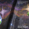 A vivid image of Earth and a swirling galaxy features Gruel Snarl, a green modeling-clay character waving, with text reflecting the imaginative picture book "Gruel Snarl Draws a Wild Zugthing" by Schiffer Publishing, Ltd.