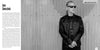 A man in sunglasses and a black leather jacket stands before a corrugated metal wall. The left side displays info about 80s Redux by Schiffer Publishing, Ltd., spotlighting 1980s musicians and music portraiture.