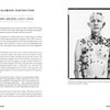 A black-and-white photo of a shirtless, bald man stands calmly as bees cover his upper body; on the left, text discusses avant-garde photographers. From Open Aperture by Schiffer Publishing, Ltd.