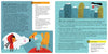 A vibrant illustrated page from Emotional Explorers by Schiffer Publishing, Ltd. shows a child in red with a polar bear and birds in snow, using text boxes to inspire kids’ self-knowledge by linking emotions to Earth's landscapes and comparisons.