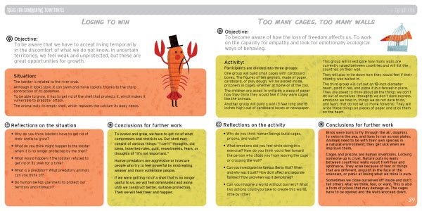 Emotional Explorers by Schiffer Publishing, Ltd. features two sections—Losing to Win with a lobster and Too Many Cages, Too Many Walls with a birdcage—each offers objectives, activities, and reflections for kids’ emotional health in an engaging teacher's guide.