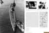 The Schiffer Publishing, Ltd. book "German U-boat Ace Carl Emmermann" features images of a submarine, likely U-172, sailing with smaller boats, plus three B&W photos of people, binoculars, a text block, and a map with routes and coastlines.