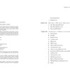Table of contents spread from The Wedding Invitation Handbook by Schiffer Publishing, Ltd. Left page shows copyright and publishing info; right page lists sections and chapters on handmade invitations with page numbers in a neat serif font.