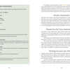 Two pages from "Artists Write to Work" by Schiffer Publishing, Ltd. One page offers cover letter formatting tips; the other covers artist statements, handling rejection, and using feedback—essential guidance for artists refining resumes and applications.