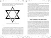 An open book, Astrology for Christians by Schiffer Publishing, Ltd., shows a Star of David on the left page and text on both pages. The right page, titled BASIC CONCEPTS OF THE BIRTH CHART, discusses birth charts and biblical astrology.