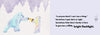In "Bipolar Bear" by Schiffer Publishing, Ltd., a blue bear gives a yellow flashlight to a smaller tan bear. Against purple trees, the story highlights why having a bright flashlight matters when it gets dark.