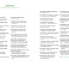 Table of contents for "Haunted Historic Colonial Williamsburg, Virginia" by Schiffer Publishing, Ltd., listing chapters on historic houses, inns, ghost photos, and paranormal photography, with chapter numbers, titles, page numbers, green headings, and black text.