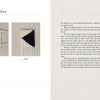 Two pages from "Anatomy of a Tapestry" by Schiffer Publishing, Ltd. highlight weaving techniques: the left has beige and black woven pattern images, while the right shows a blue, gold, and green tapestry with text on diagonal shapes.