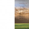 Two-page spread: left page shows small-font text; right displays Oregon’s table of contents over a fine-art photo—dirt path, tall tree, small house, green fields, cloudy sky. From Schiffer Publishing, Ltd.’s Oregon.