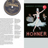 A magazine spread for Schiffer Publishing, Ltd.'s "The Blues" shows text, an old Columbia record, a vintage Hohner harmonica ad with blues musicians and a dancer, plus B&W photos of three famous blues guitarists.