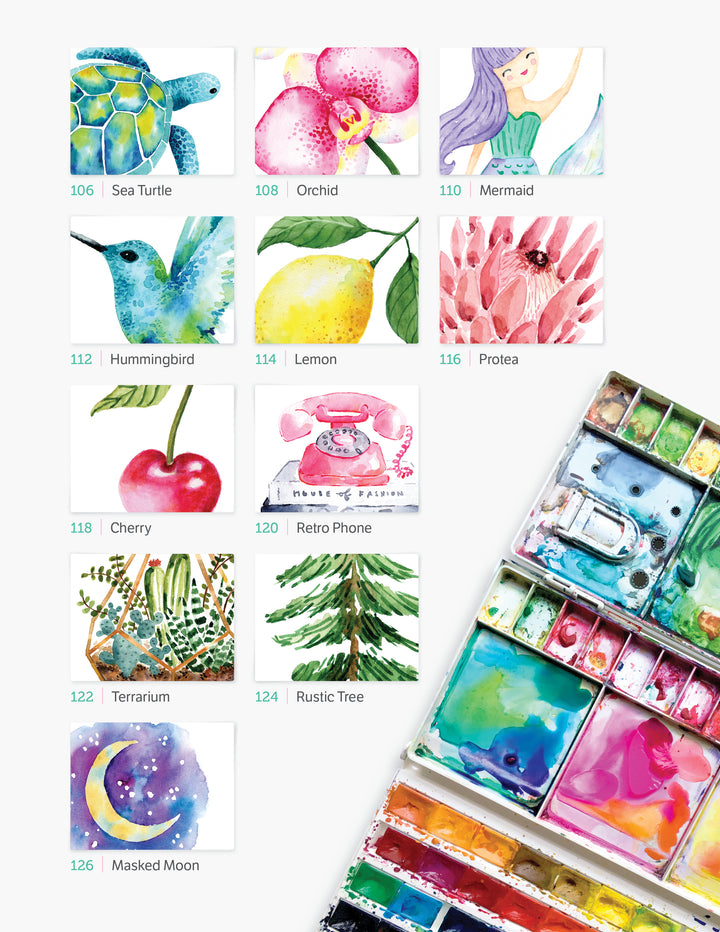 Watercolor the Easy Way - Sample of Watercolor Pictures