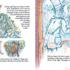 An illustrated children’s book spread shows conjoined twins performing and exploring daily life, while a curious child dreams of visiting The Mütter Museum by Schiffer Publishing, Ltd., a whimsical destination for science lovers.
