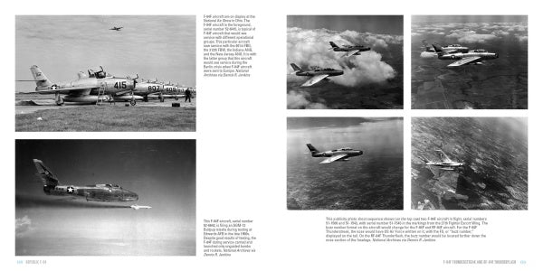 Republic F-84 Balck and White sample photos