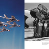Republic F-84 with flying aircraft