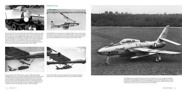 Republic F-84 Black and White aircraft photos