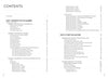 Table of contents from Numerology and Your Future, 2nd Edition by Schiffer Publishing, Ltd.; lists chapters on the predictive power of numbers, personal and birthday numbers, timing cycles, and more, with page numbers.