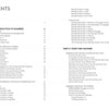 Table of contents from Numerology and Your Future, 2nd Edition by Schiffer Publishing, Ltd.; lists chapters on the predictive power of numbers, personal and birthday numbers, timing cycles, and more, with page numbers.