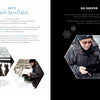 A man holding a snowflake highlights the unique ice crystal patterns—ideal for inspiring kids' interest in meteorology with Snowflake Science by Schiffer Publishing, Ltd.