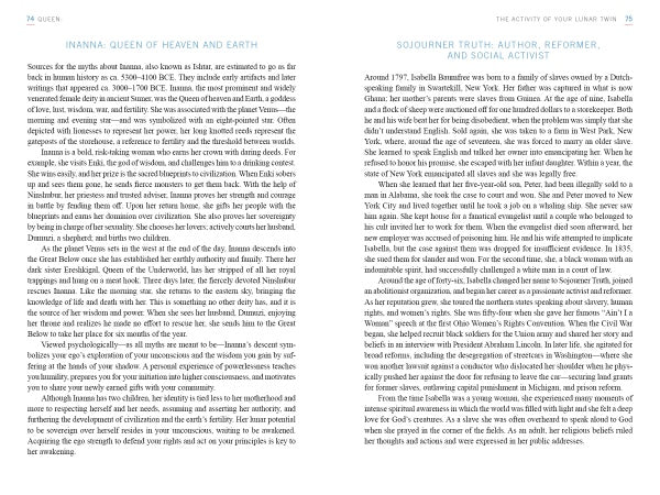 A page from "The Soul's Twins" by Schiffer Publishing, Ltd., delves into self-awareness through Jungian psychology, exploring the balance between feminine and masculine archetypes.