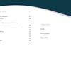 The table of contents in "Health through Your Eyes" by Schiffer Publishing, Ltd. lists sections like Practical Cards, Conclusion, Index, Bibliography, and The Author, covering fruits, vegetables, diets, vitamins, iridology, health assessment & more with page numbers.