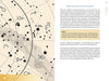 A two-page spread from "Astrotherapy" by Schiffer Publishing, Ltd. shows a star map with planet symbols on the left and text on planetary downshifts’ impact on personal development on the right, plus a yellow “NOTE” box highlighting a key point.
