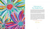 Jessi Raulet’s The Bright Book by Schiffer Publishing, Ltd. features vibrant abstract flowers and a blue “Welcome to The Bright Book!” message, inviting you into this guided art journal. XO Jessi.