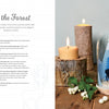 Little Paper Universes by Schiffer Publishing, Ltd. provides instructions and materials to craft a 3-D winter forest—complete with a paper deer, pine trees, and snow under a glass dome—ideal for paper crafting enthusiasts.