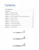 A table of contents features section titles and page numbers on the left, with vertical side-view illustrations of the Myasishchev M-4 and 3M bombers on the right—highlighting jet bomber history in this Schiffer Publishing, Ltd. release.