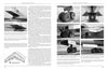 Two pages from Schiffer Publishing, Ltd.'s "Myasishchev M-4 and 3M" showcase text and nine black-and-white photos detailing the bomber’s landing gear, undercarriage, tail section, and a wing structure diagram—highlighting this Soviet aircraft’s features.