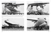 A collage of airplanes featuring the Myasishchev M-4 and 3M showcases Soviet strategic bomber design, as detailed by Schiffer Publishing, Ltd.