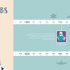 Illustrated graphic of Steve Jobs’ face and hand holding an iPhone on the left, timeline highlighting key moments and figures like Leonardo da Vinci on the right. Ideal for young readers or as a cover for "Head to Head" by Schiffer Publishing, Ltd.