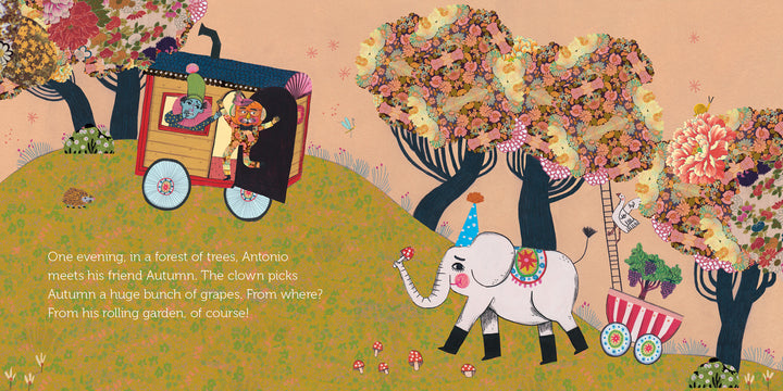 A cartoon of The Rolling Garden from Schiffer Publishing, Ltd.