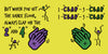 The "Clap on the 2 and 4" board book from Schiffer Publishing, Ltd. features dancing stick figures, music-themed art, and text: “But when you hit the dance floor, always clap on the 2 and 4,” plus clapping hands labeled “1–CLAP–3–CLAP.”.