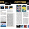 The NES Omnibus from Schiffer Publishing, Ltd. features two magazine-style pages with reviews of original NES games like Mechanized Attack and Mega Man, game screenshots, cover art, release info, and in-game images—ideal for retro gamers.