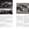 A magazine spread showcases The Mercedes-Benz G-Class by Schiffer Publishing, Ltd., with dashboard, exterior, and interior images, plus model cars on gravel, alongside columns detailing the all-wheel-drive SUV’s history.