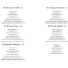 A two-page spread from Living by Schiffer Publishing, Ltd. features section titles—conflict, chaos, obstacles, darkness, and death—with chapter lists designed to inspire personal empowerment and spiritual growth.