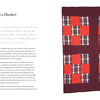 On the right is a maroon quilt with four red and plaid patchwork blocks. On the left, Unconventional & Unexpected, 2nd Edition by Schiffer Publishing, Ltd. explores family stories and the offbeat spirit of unique quilts.