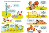 In "The Forest Robot" from Schiffer Publishing, Ltd., a friendly robot helps forest animals with tasks like pulling thorns and collecting acorns. This cheerful graphic novel shows everyone, even the robot, happy to help and make new friends.