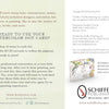 A guide from Schiffer Publishing, Ltd. for the Paint-Your-Own Watercolor Garland, featuring step-by-step painting instructions, a Kristy Rice bio, copyright info, and an image of a customizable floral celebration card.