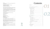 The image shows a two-page spread of "Weaving with Strips" by Schiffer Publishing, Ltd. The left page has publishing and copyright details; the right page displays the table of contents with sections on woven baskets, weaving techniques, and strip weaving.
