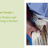 Hands skillfully weave natural fibers to create the base of a basket, with text on the left introducing “Weaving with Strips” by Schiffer Publishing, Ltd.: Technique Group 1 – Starting a Project and Constructing a Surface.